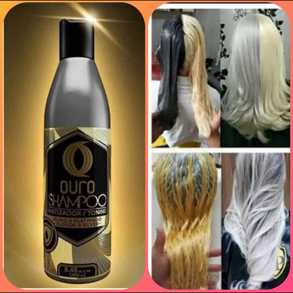 Ouro shampoo toning nuance blonde & silver hair